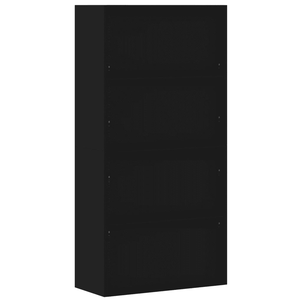 Armadio Classificatore Nero 90x40x180 cm in Acciaio CFW3088051