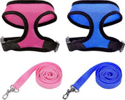 Due collari adattabili per anatre, gabbie e cinture per uccelli da 7,5 - 8 kg, anatre, piccoli animali domestici, rosso-arancio e blu