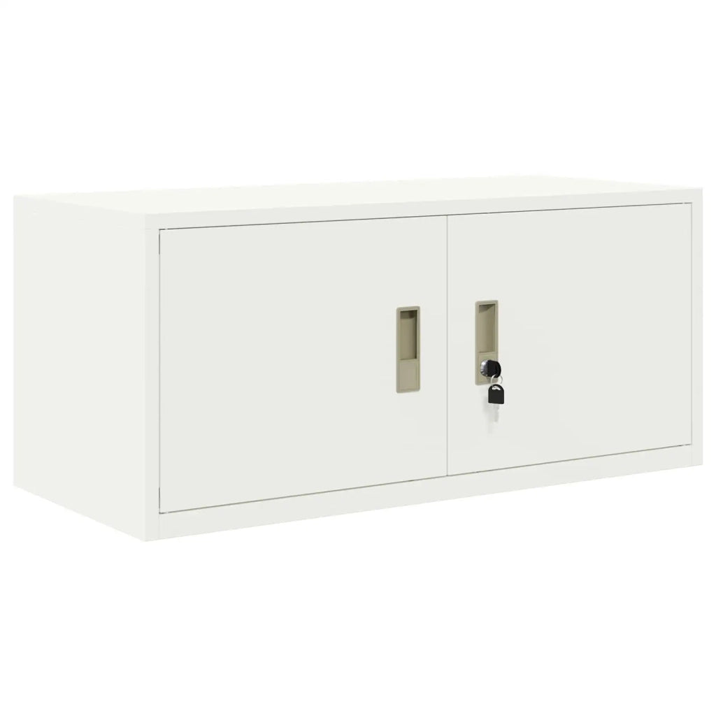 Armadio Bianco 90 x 40 x 40 cm Acciaio