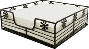 Servizio per cocktail in metallo rossicciato, dimensioni 21,3 x 21,3 x 6,4 cm