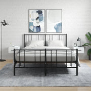 Comodini a Muro 2 pz-Set di 2 Tavolino da notte Bianchi 35x35x20 cm 687853