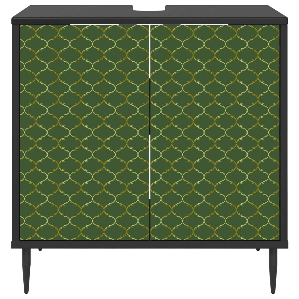 Mobile da Bagno GELEEN Rovere Nero 60 x 40 x 61 cm 8007411