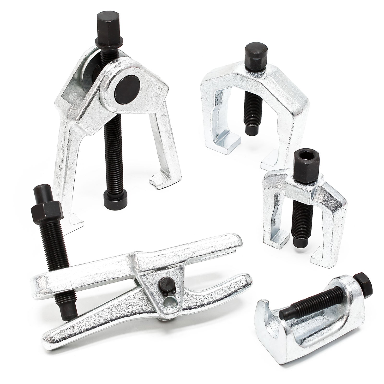 Set estrattori per giunti sferici teste tiranti 5 pz. utensili per estrazione