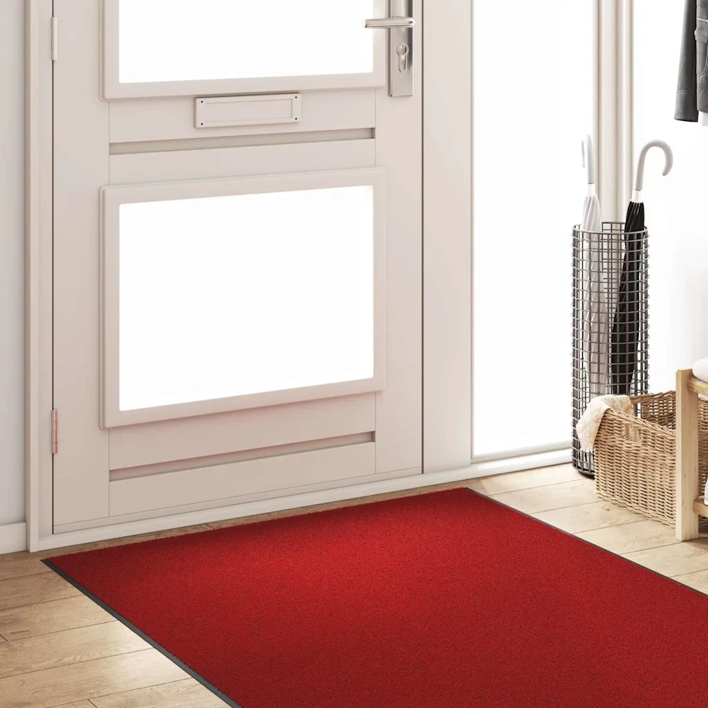 Tappetino Altro Rosso e Nero 120 x 400 cm Poliammide e PVC 4100728