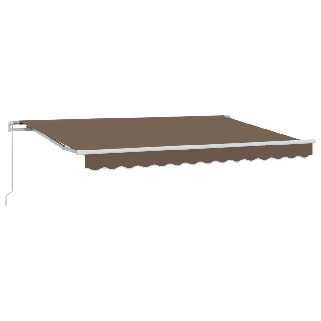 Tenda retrattile Tortora 4 x 2 m Tessuto 3425822