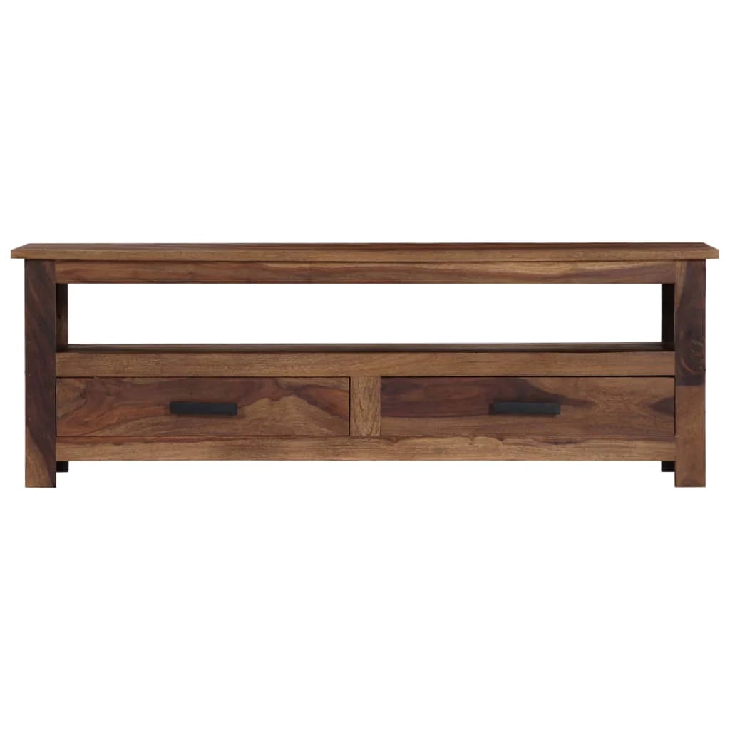 Pratico mobile porta TV/credenza di design 118 cm legno massello di sheesham 2502277