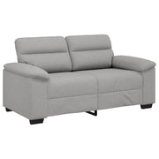 Divano | Divano da soggiorno | Sofa a 2 Posti Grigio Nuvola 160x81x84 cm in Tessuto