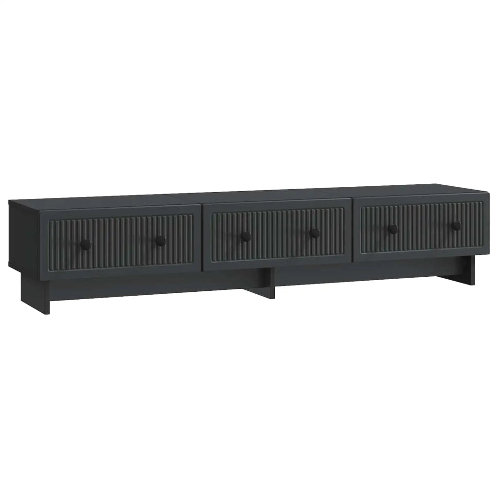 Mobile TV Nero 147 x 34,5 x 30 cm Legno ingegnerizzato 894016