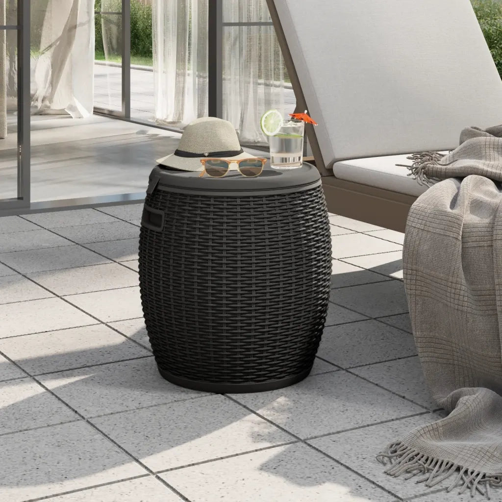 Contenitore da Giardino 4 in 1 Polipropilene Nero CFW2252381