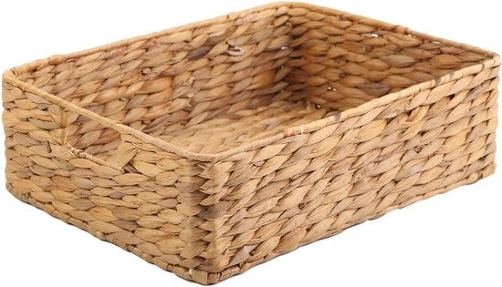 Cestino per l'organizzazione del carrello, cesto decorativo in vimini per tavole, articoli da bagno, accessori per trucco, carta igienica e spezie