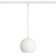 Lampadario COPA per binari monofase vetro opalino 230V E27 28W