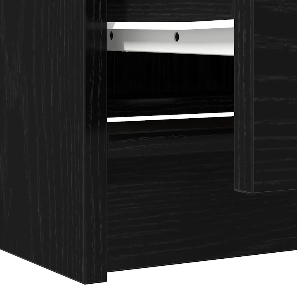 Mobile TV | Armadietto TV | Mobile Porta TV Nero 40x35x54 cm in Legno Multistrato