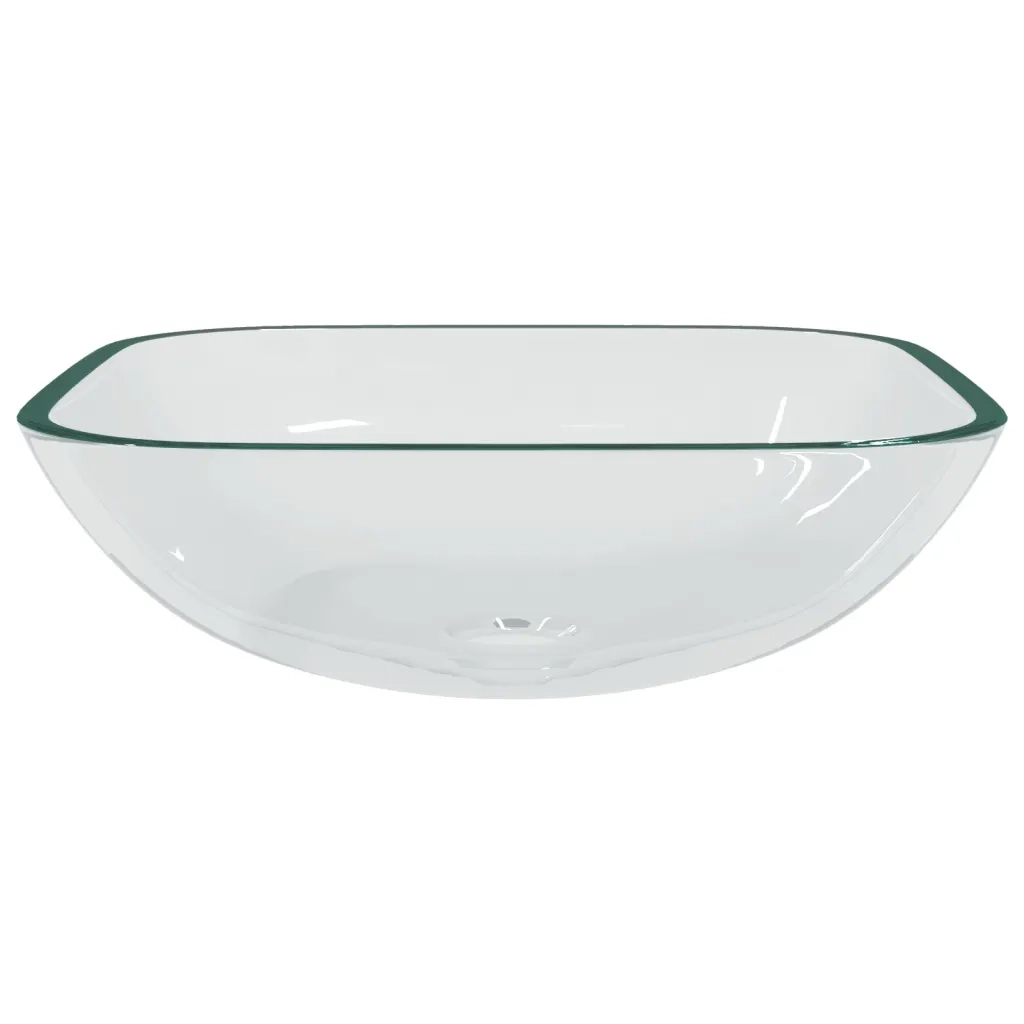 Lavandino in Vetro 42x42x14 cm Trasparente cod mxl 46592