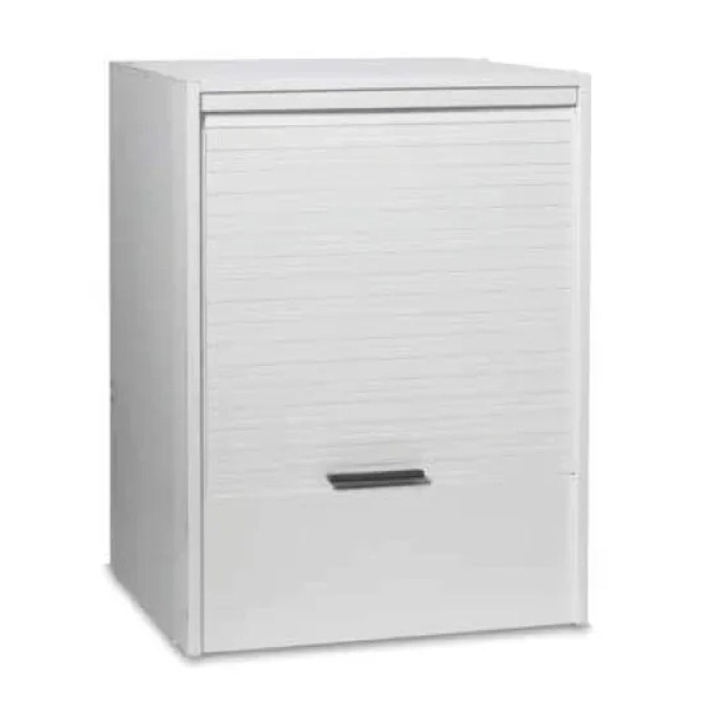 MOBILE COPRILAVATRICE IN PVC BIANCO CON SERRANDINA ORIZZONTALE - L= 670 MM  P= 595 MM  H= 914 MM  - GRA