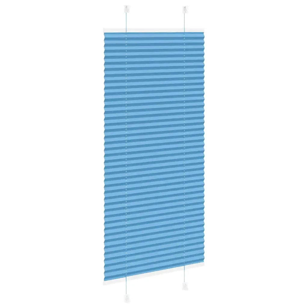 Tenda Plissettata Blu 55x150 cm Larghezza Tessuto 54,4 cm 4015185
