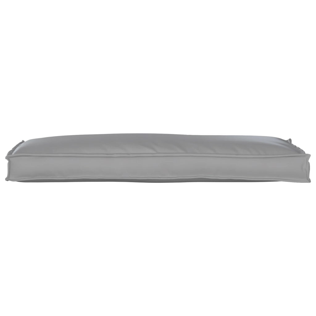 Cuscino per Pallet Grigio 110x40x8 cm Tessuto Oxford