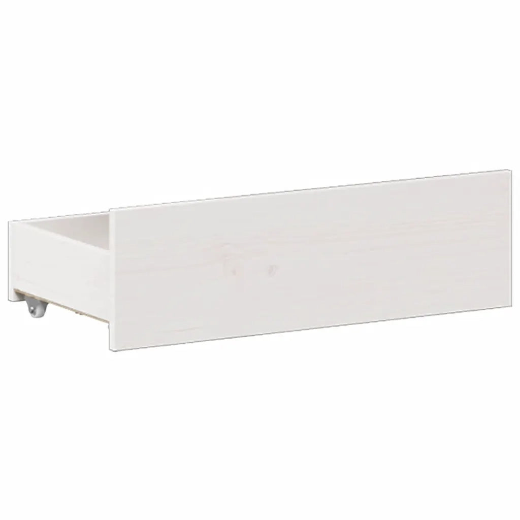 Giroletto senza Materasso con Testiera Bianco 180x200 cm Pino 3308757