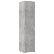 Credenza | Madia | Buffet da pranzo | Armadio da pranzo Grigio Cemento 45x42,5x185 cm in Legno Ingegnerizzato