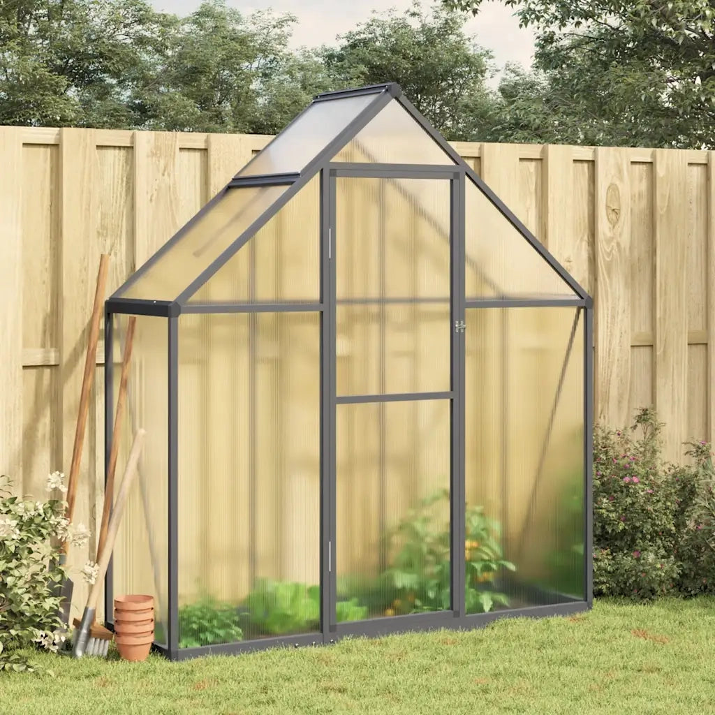 vidaXL Telaio Serra con Base Antracite 169x58x195 cm in Alluminio