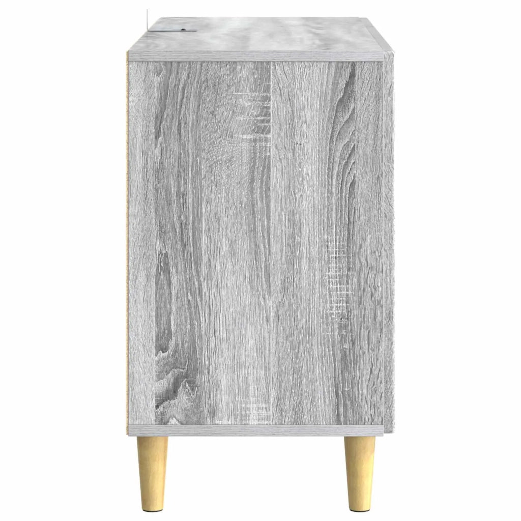 Credenza Sonoma grigio 89 x 34,5 x 60 cm Legno ingegnerizzato