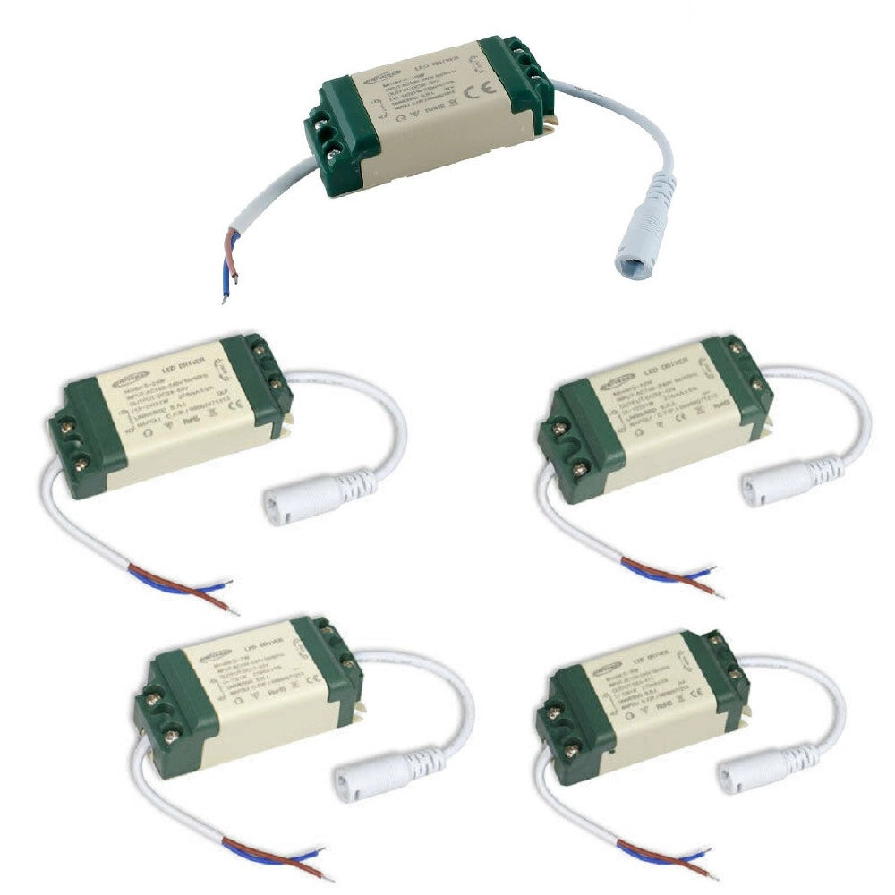 Trade Shop - Driver Alimentatore Led Trasformatore 3 7 12 18 24 W Stabilizzato Corrente Faro -