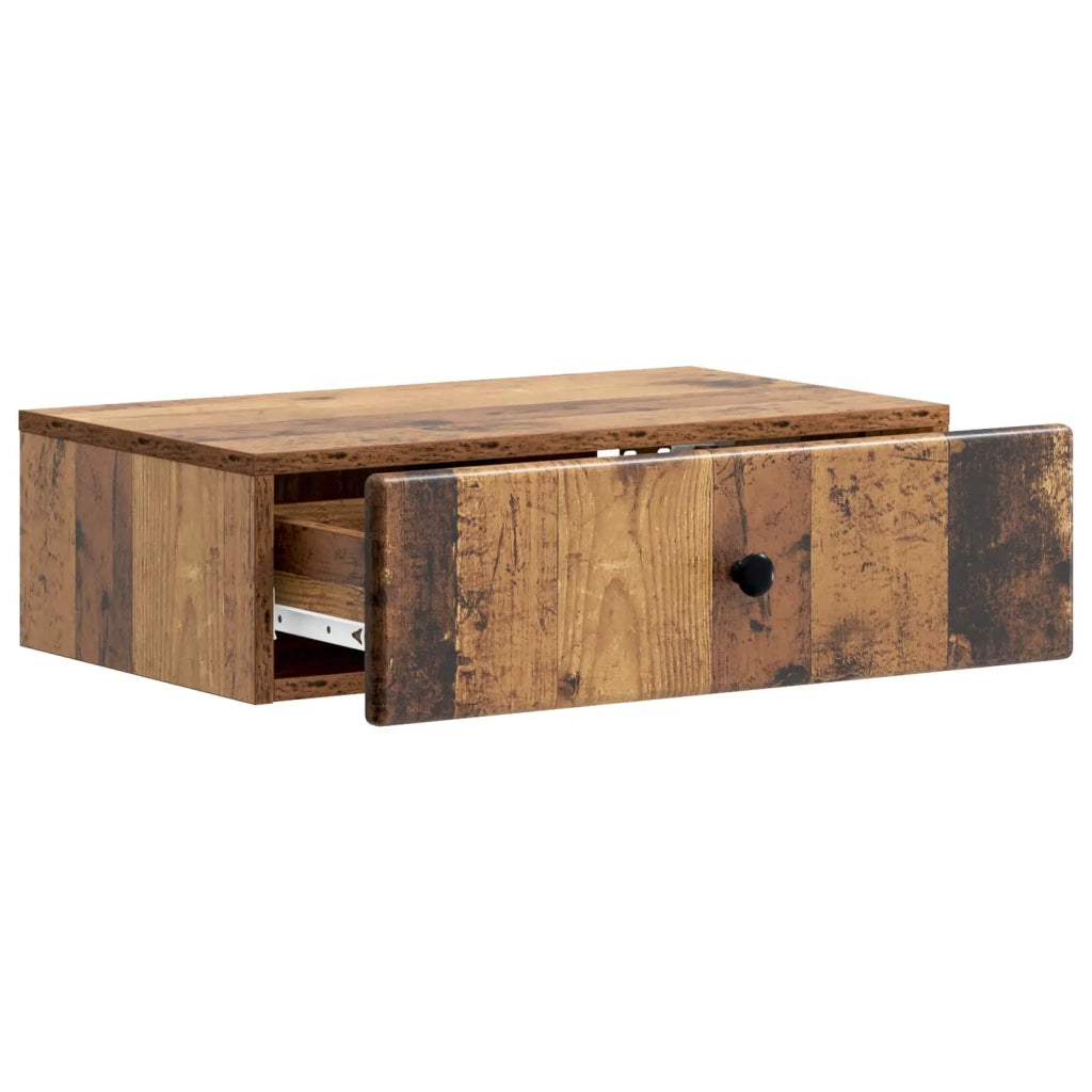 Tavolino da Parete Laterale Legno antico 59 x 34,5 x 17 cm 899173