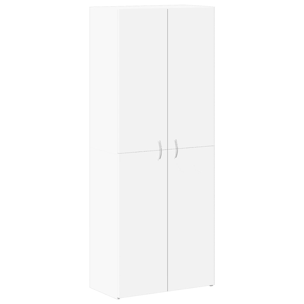 Schedario Bianco 60x32x153 cm in Truciolato