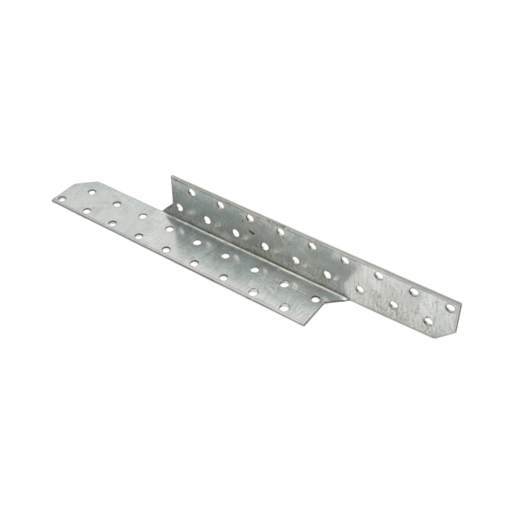 Ancoraggio a cuneo per travetto destro 33x33x250mm, spessore 2mm, acciaio zincato