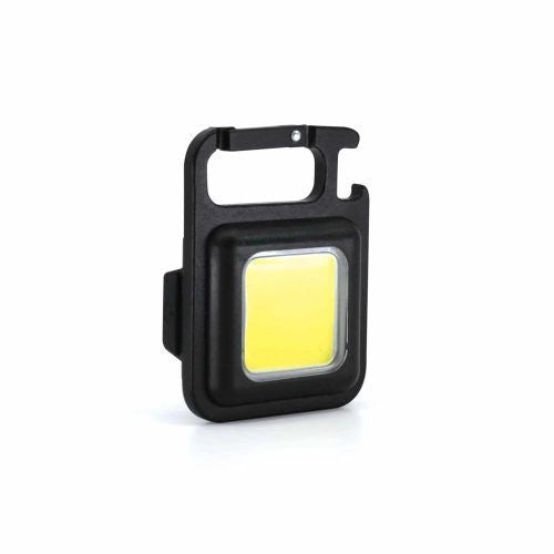 TORCIA LED MULTIFUNZIONE CON MOSCHETTONE, BASE MANGNETICA, 6 TIPI DI LUCE