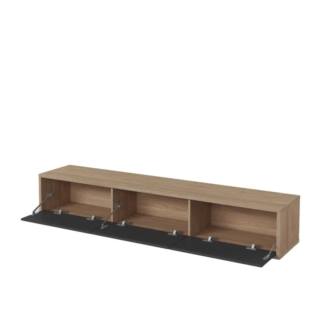 Mobile TV 180 cm collezione MAANUM colore rovere chiaro e grigio