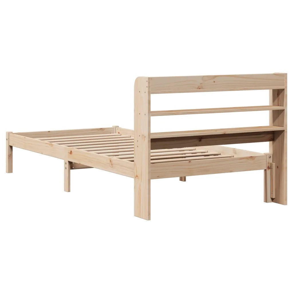 Giroletto senza Materasso 100x200 cm in Legno Massello di Pino 3306537