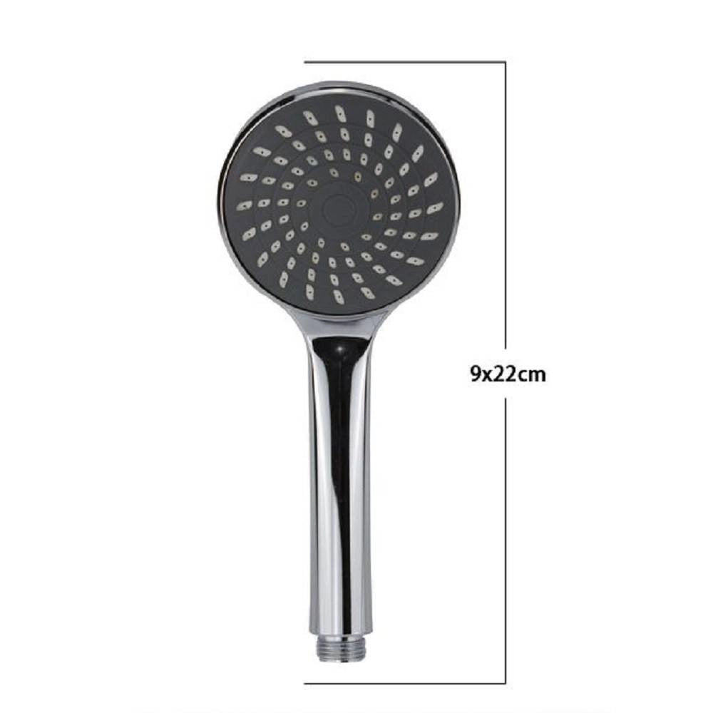 Trade Shop - Bagno Doccetta Doccino 9 X 22 Cm Soffione Doccia Cornetta Rotondo Moderno 69103 -