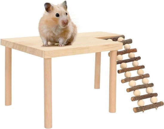 Piattaforma di Attività per Piccoli Animali da Criceto - 2 Livelli