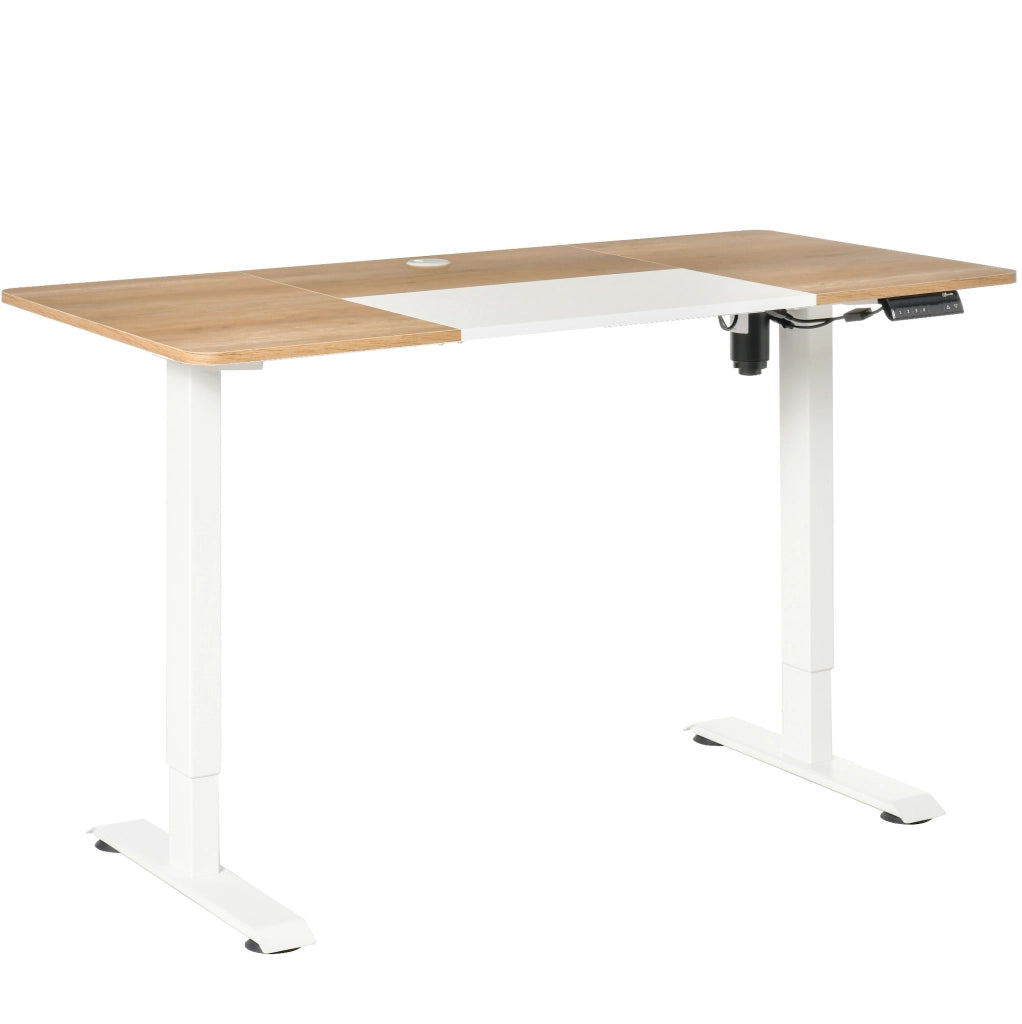 Scrivania elettrica regolabile in altezza 140 x 70 cm