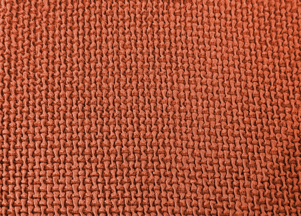 Copridivano Con Penisola Chaise Longue Tinta Unita Arancio Mod Capri - Destra - Arancio