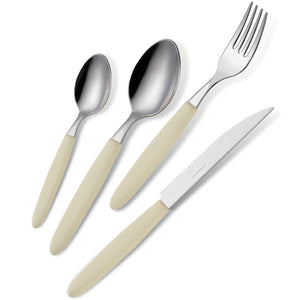 posate light barattolo pz.24 avorio 614 18/0 cod:ferx.670367