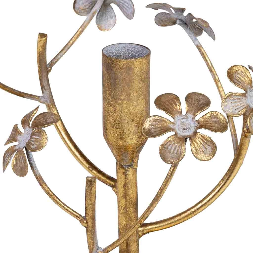 Portacandele in metallo 15x15x16,5h ​​cm