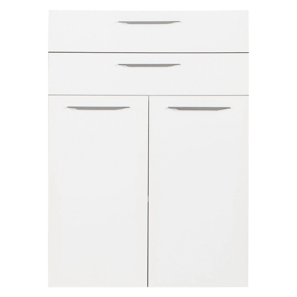 1coppia coppia ante componibili con cassetti per libreria  cm. 75 x h.105 - bianche cod:ferx.7950216nlm