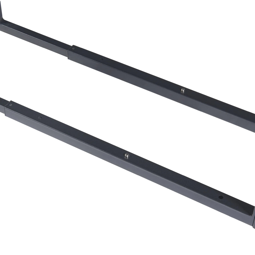 Portalegna in acciaio larghezza 40-65 cm nero 03_0010489