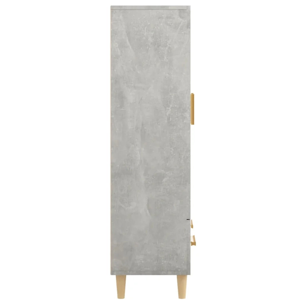 Buffet credenza cassettiera armadio mobile contenitore organizer cucina soggiorno salotto alto 70 x 31 x 115 cm legno ingegnerizzato grigio 02_0034713