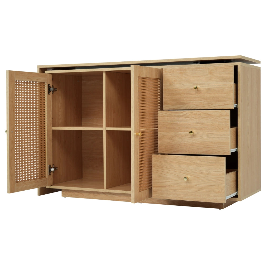 Scrivania Angolare con Porta ¨C MINIMAL ¨C Bianco, 126 cm