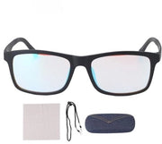 Occhiali da sole con protezione UV - Hars/TR90 - Incluso custodia/velcro per occhiali - Cinturino antiscivolo - Resistente agli urti - Protezione UV-A e UV-B - Occhiali da sole con correzione dei colori