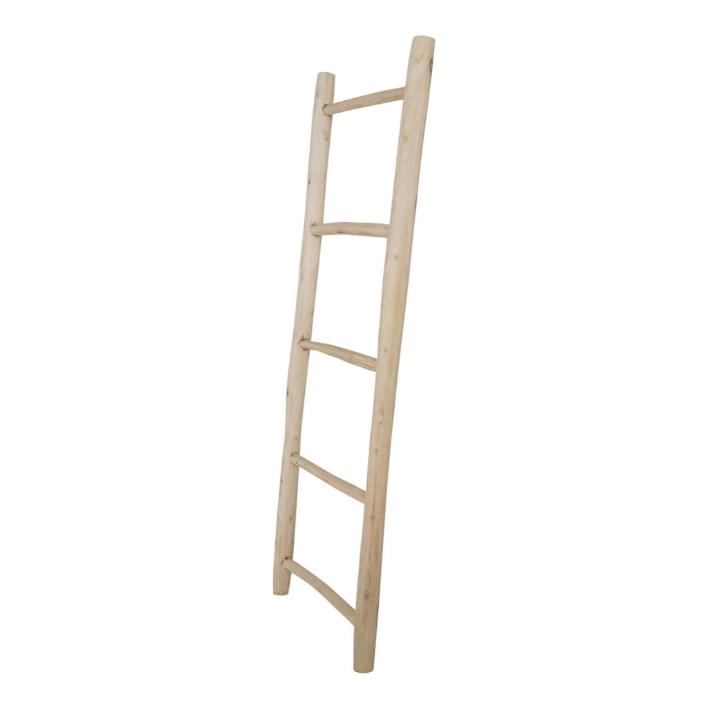 Scala Decorativa Porta Asciugamani Ladder, Marrone, Legno, 5x50x150 cm