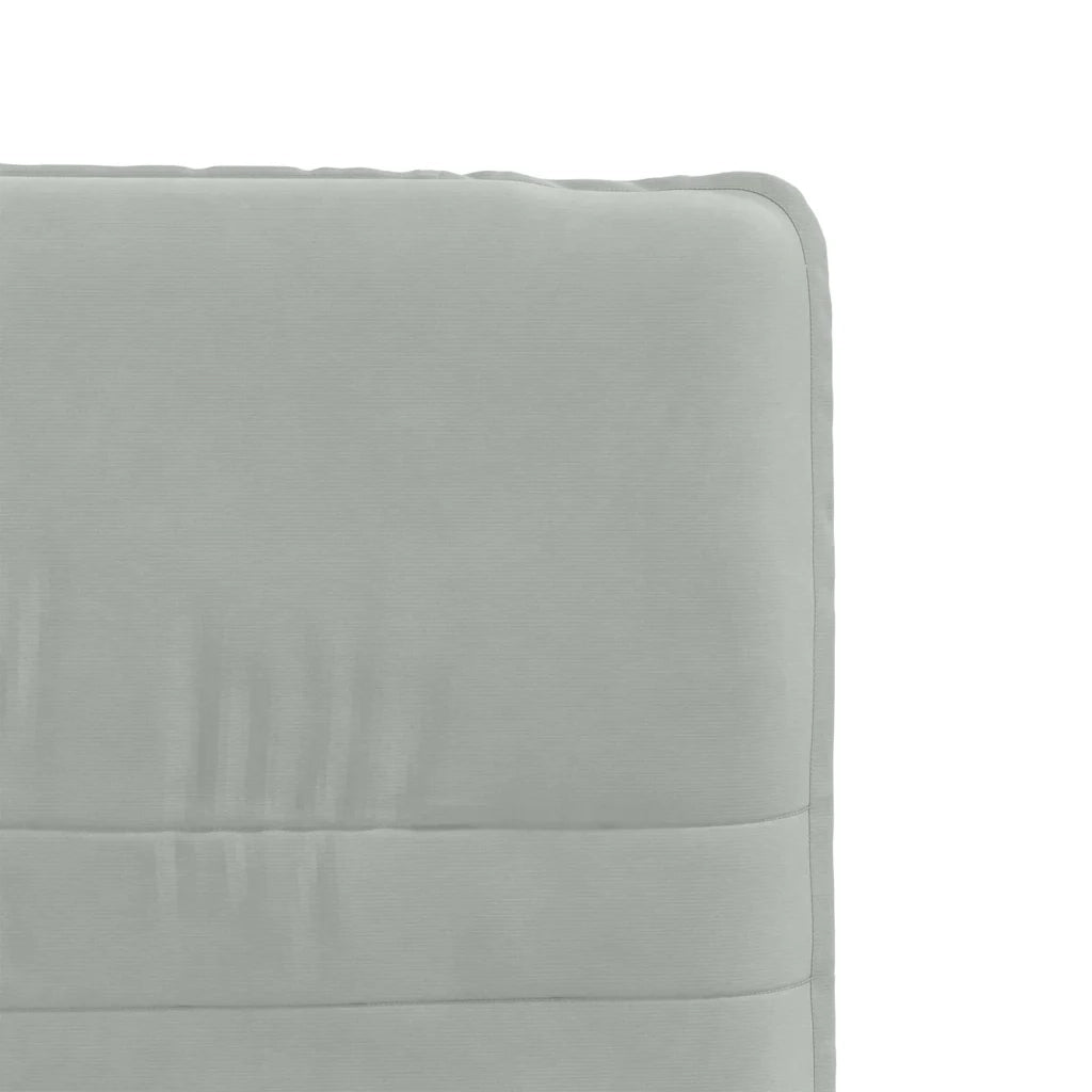 Sedie da Pranzo 2 pz Grigio Chiaro in Velluto