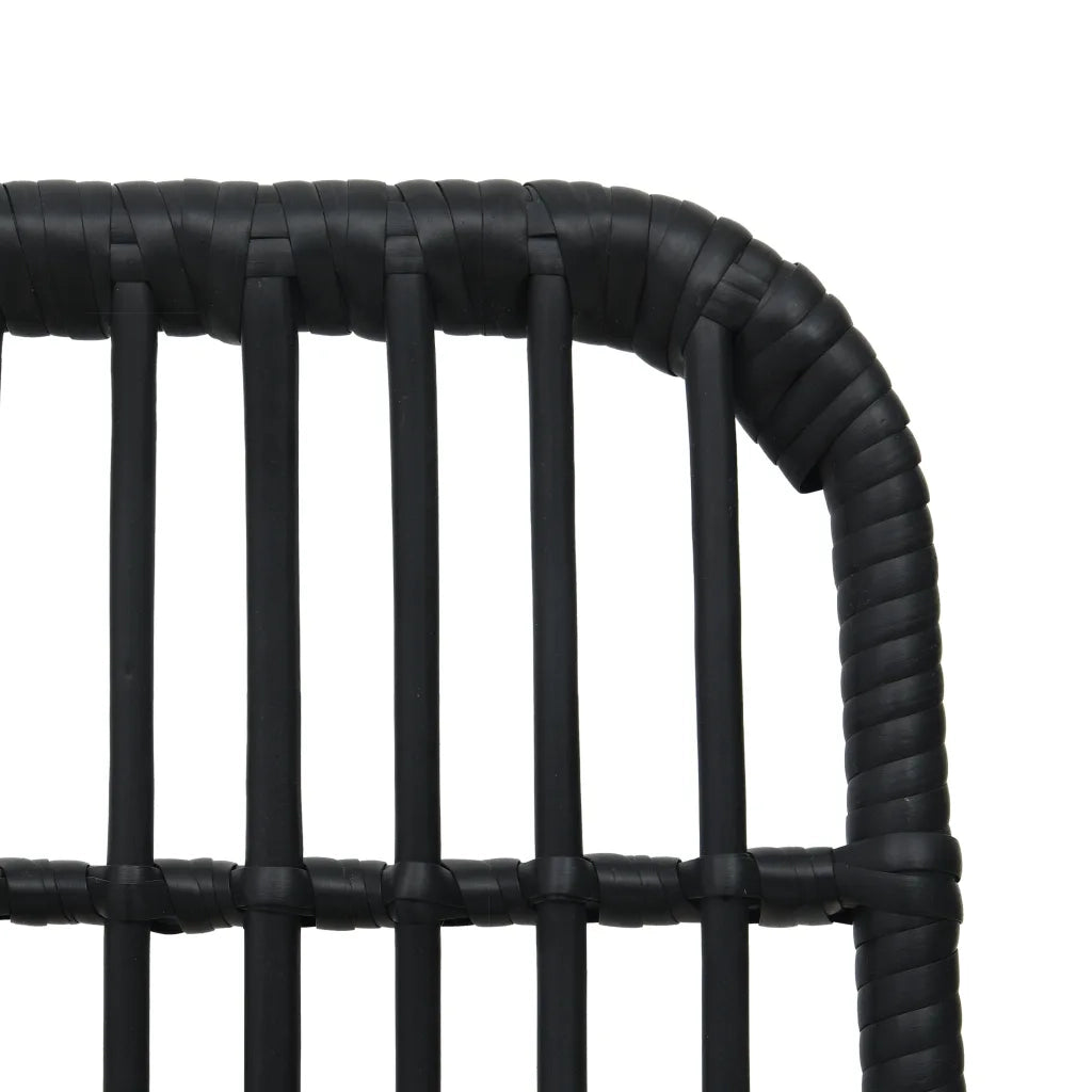 Set da Pranzo da Giardino 9 pz in Polyrattan e Vetro 3060254
