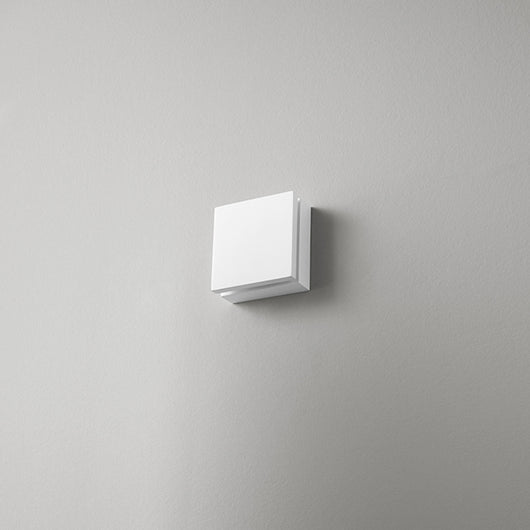 Applique Contemporanea Secret Metallo Bianco Acrilico Led 10W 3000K