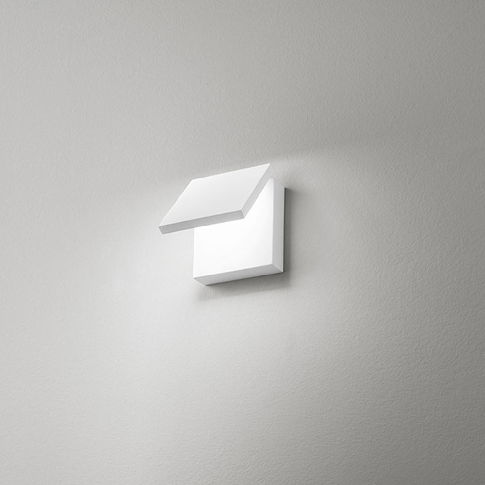 Applique Contemporanea Secret Metallo Bianco Acrilico Led 10W 3000K