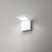 Applique Contemporanea Secret Metallo Bianco Acrilico Led 10W 3000K
