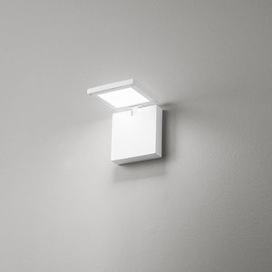 Applique Contemporanea Secret Metallo Bianco Acrilico Led 10W 3000K
