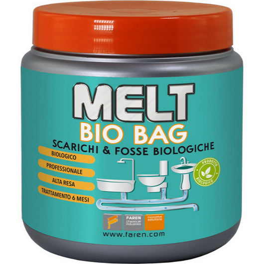 melt bio bag x scarichi e fosse biologiche gr. 300 cod:ferx.6706
